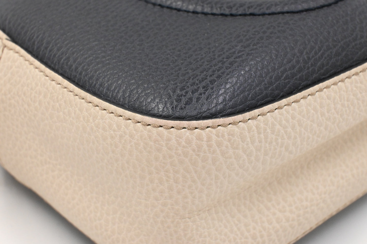 Gucci Soho Crossbody Bag in Blue, White and Red Leather
