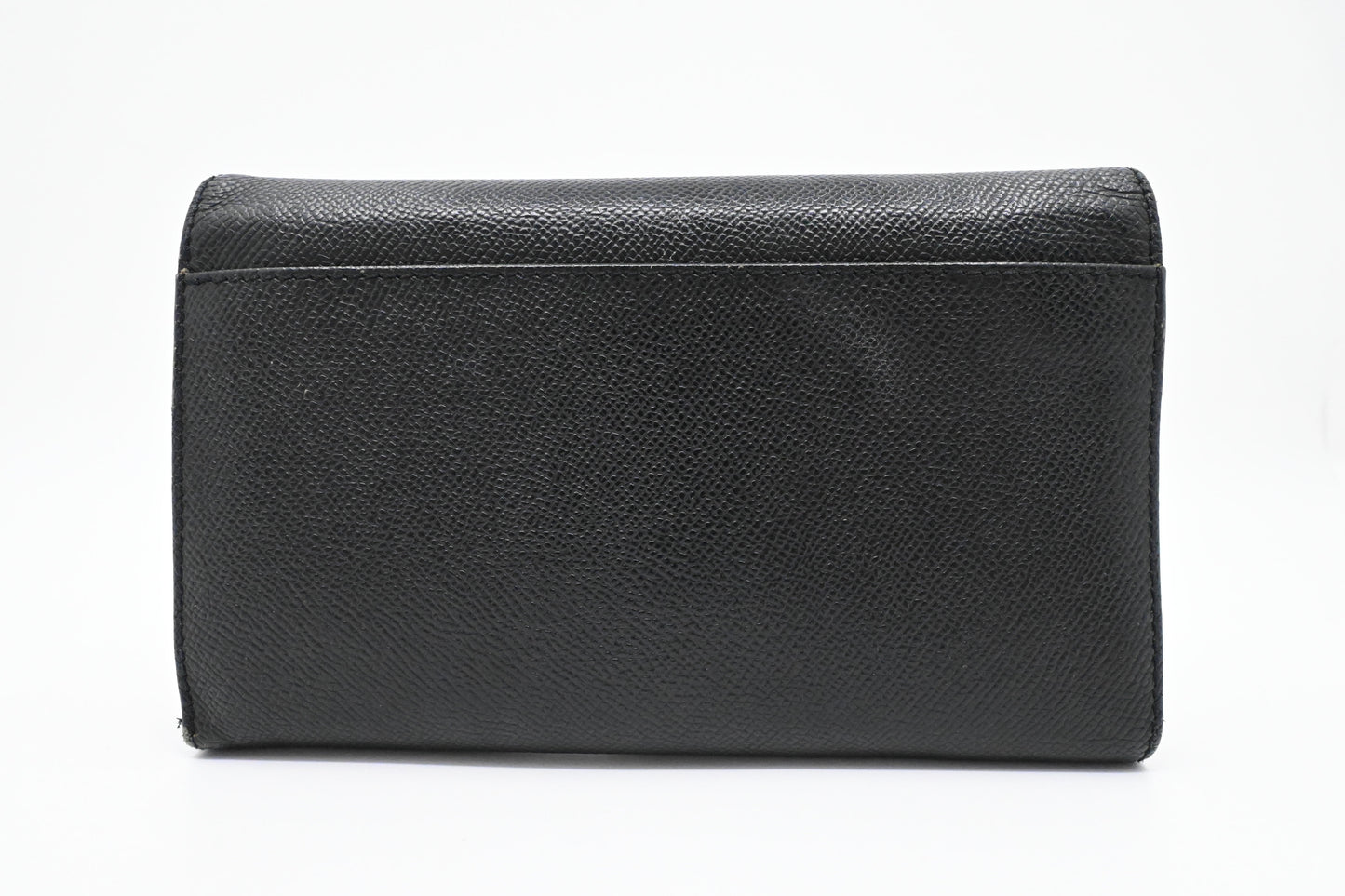 Chanel Trifold Wallet in Black Leather