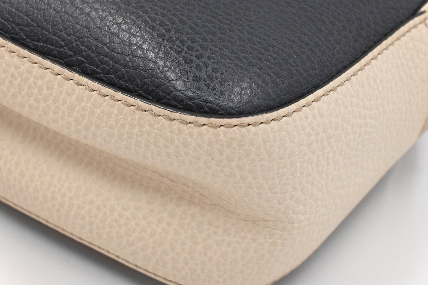 Gucci Soho Crossbody Bag in Blue, White and Red Leather