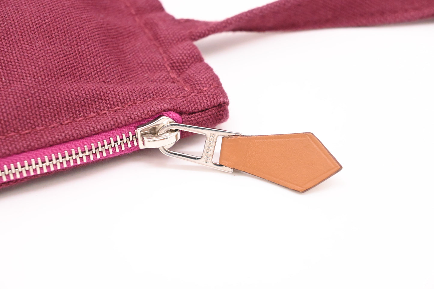 Hermes Chevaux en Camouflage Beach Bag in Pink Canvas