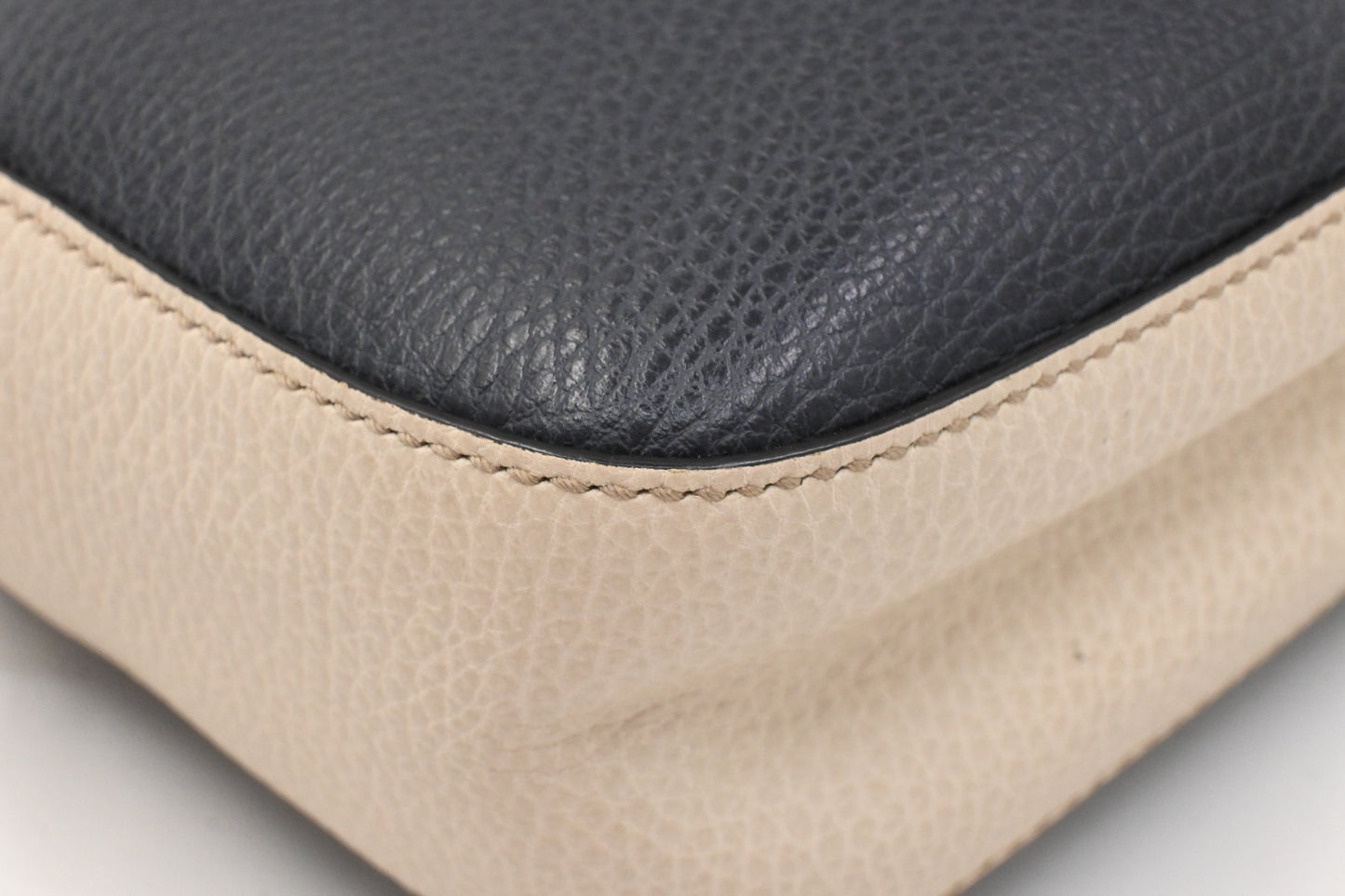 Gucci Soho Crossbody Bag in Blue, White and Red Leather