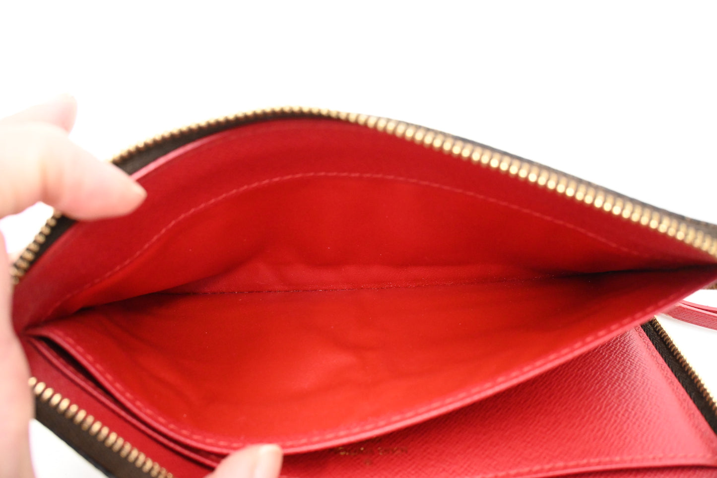 Louis Vuitton Trunks & Bags Complice Wallet in Damier Ebene Canvas