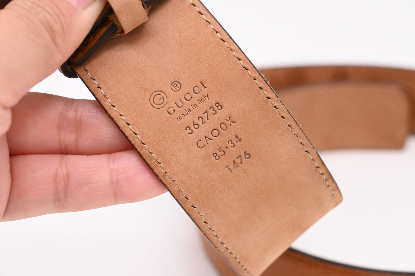 Gucci Belt in Brown Leather