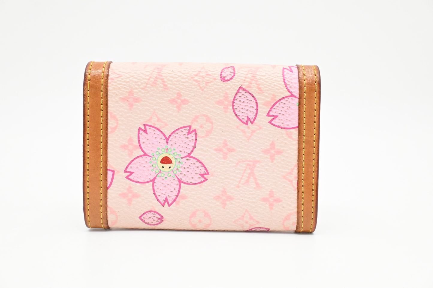 Louis Vuitton Coin Case in Pink Cherry Blossom Monogram Canvas