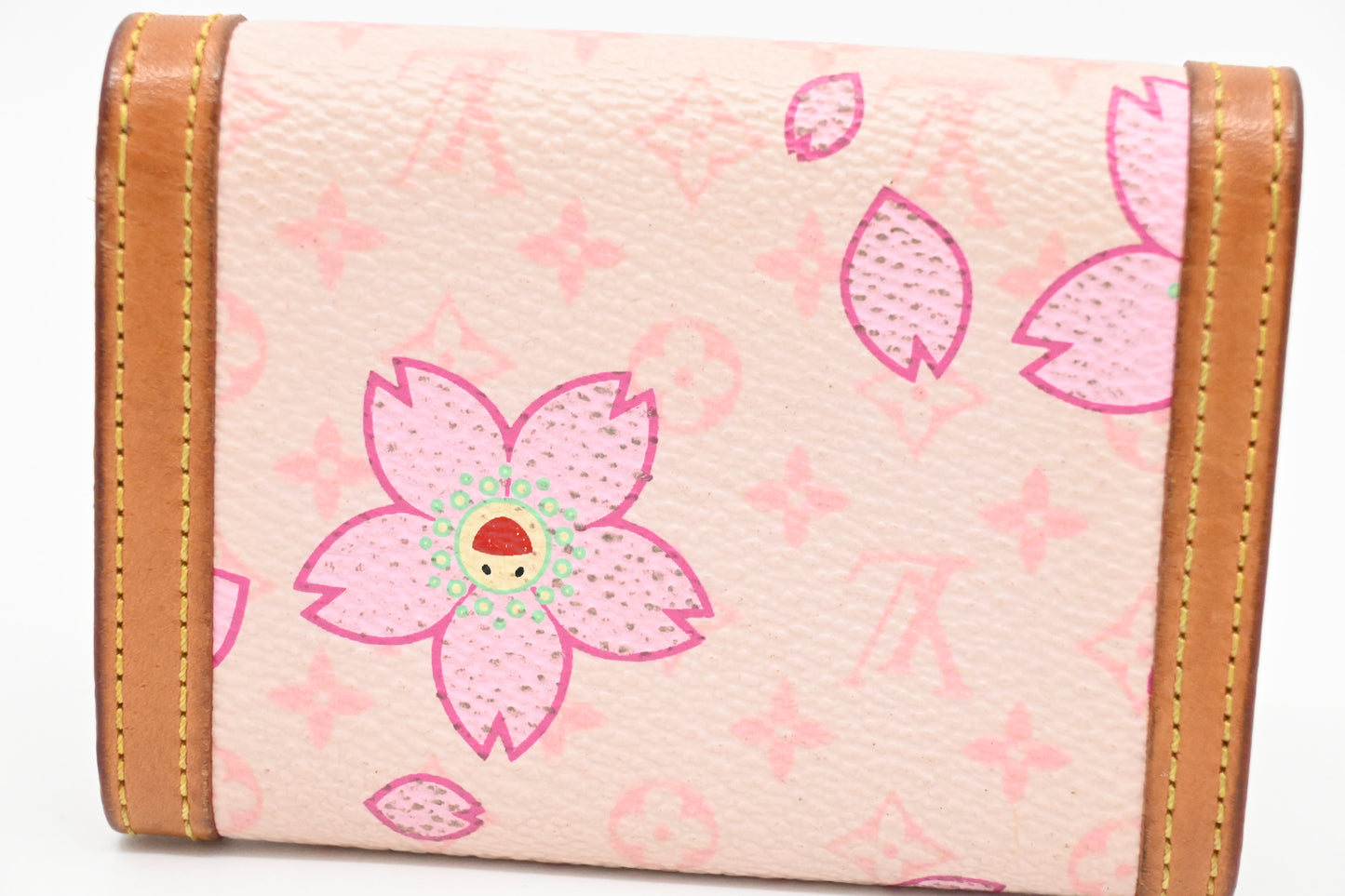 Louis Vuitton Coin Case in Pink Cherry Blossom Monogram Canvas