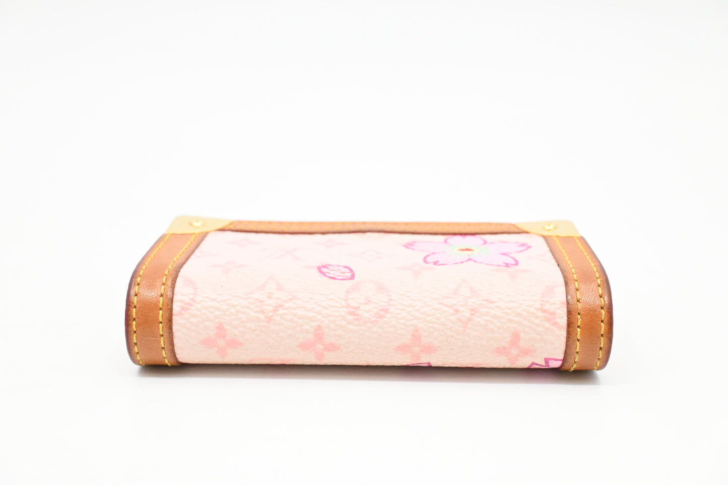 Louis Vuitton Coin Case in Pink Cherry Blossom Monogram Canvas
