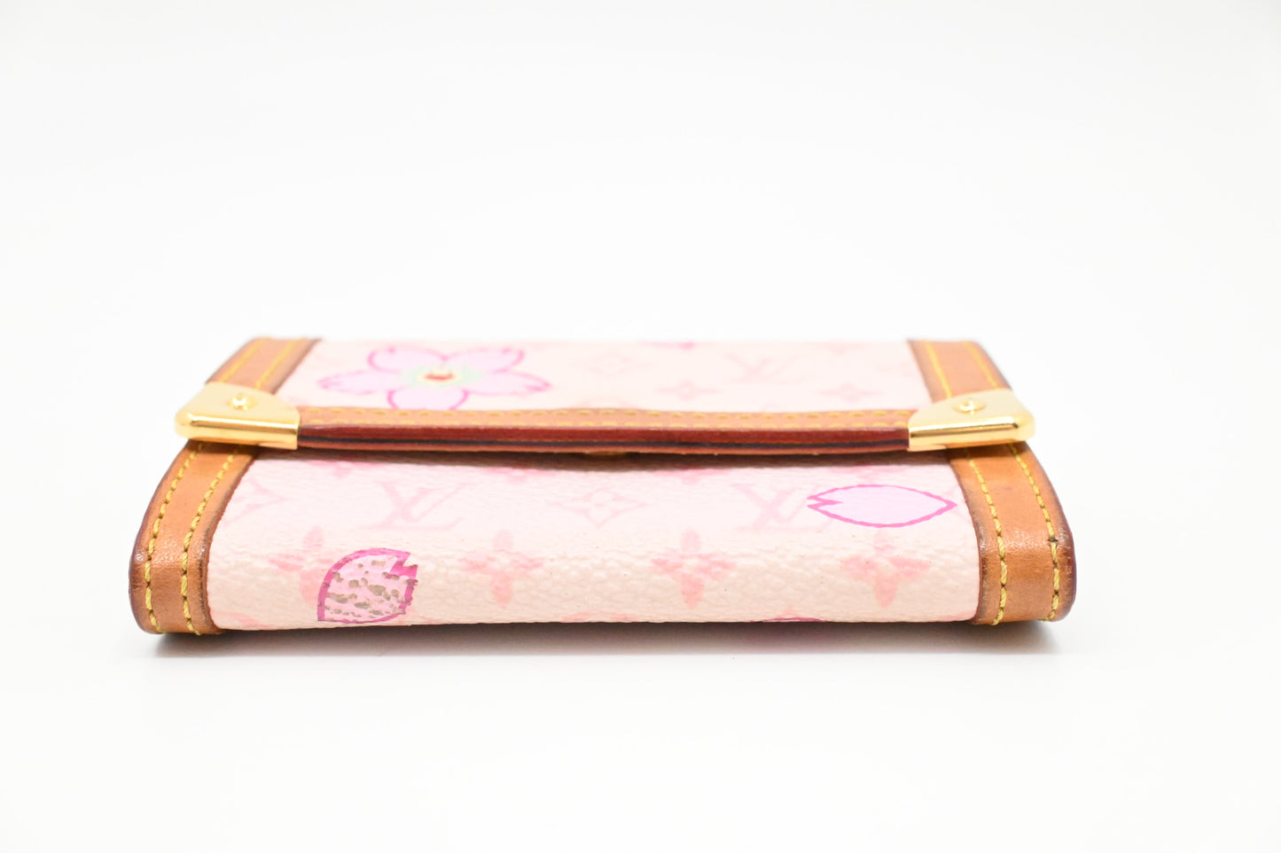 Louis Vuitton Coin Case in Pink Cherry Blossom Monogram Canvas