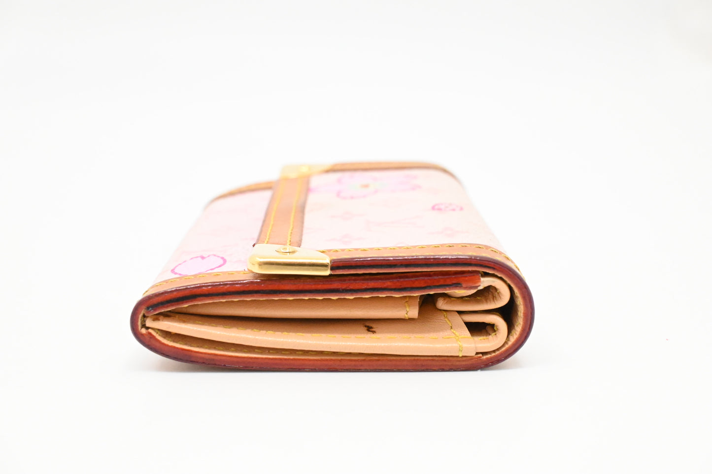Louis Vuitton Coin Case in Pink Cherry Blossom Monogram Canvas