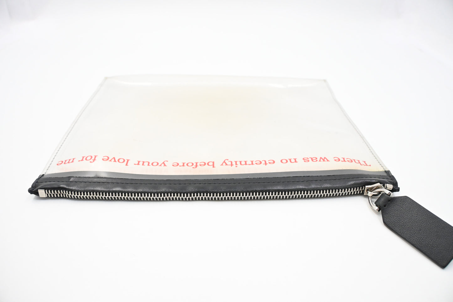 Valentino Clutches in Clean PVC and Black Leather