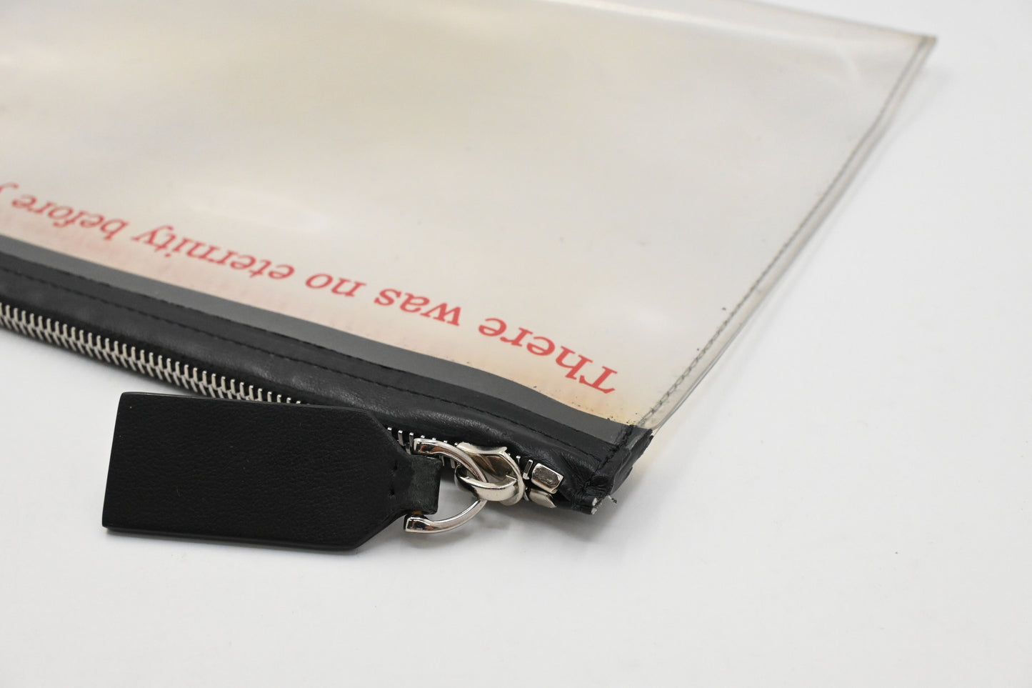 Valentino Clutches in Clean PVC and Black Leather
