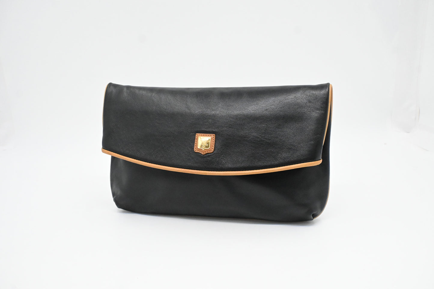 Celine Clutch in Black Leather