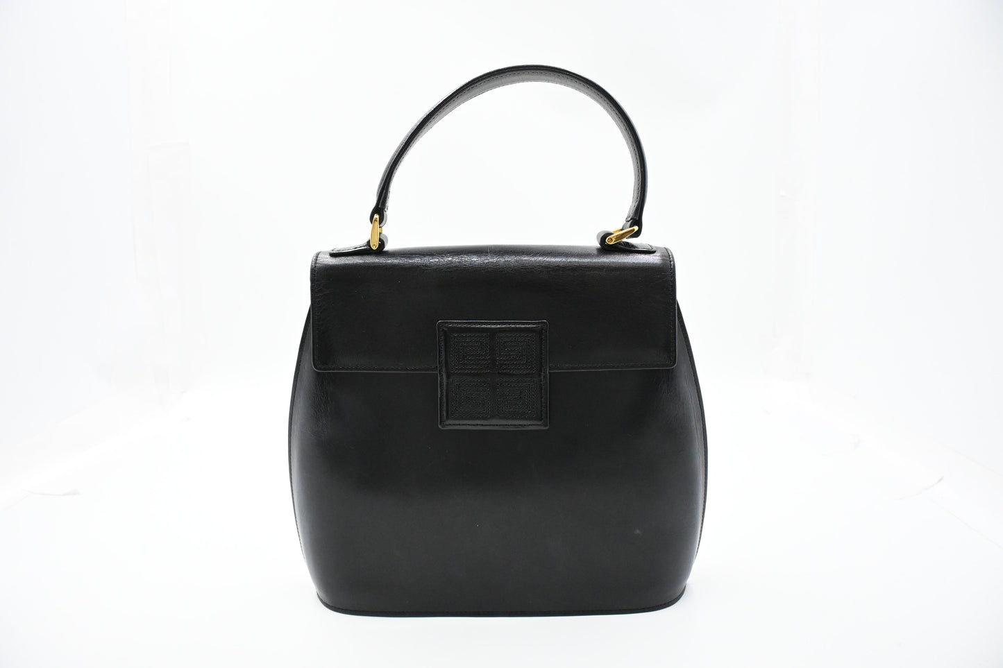 Givenchy Top Handle in Black Leather