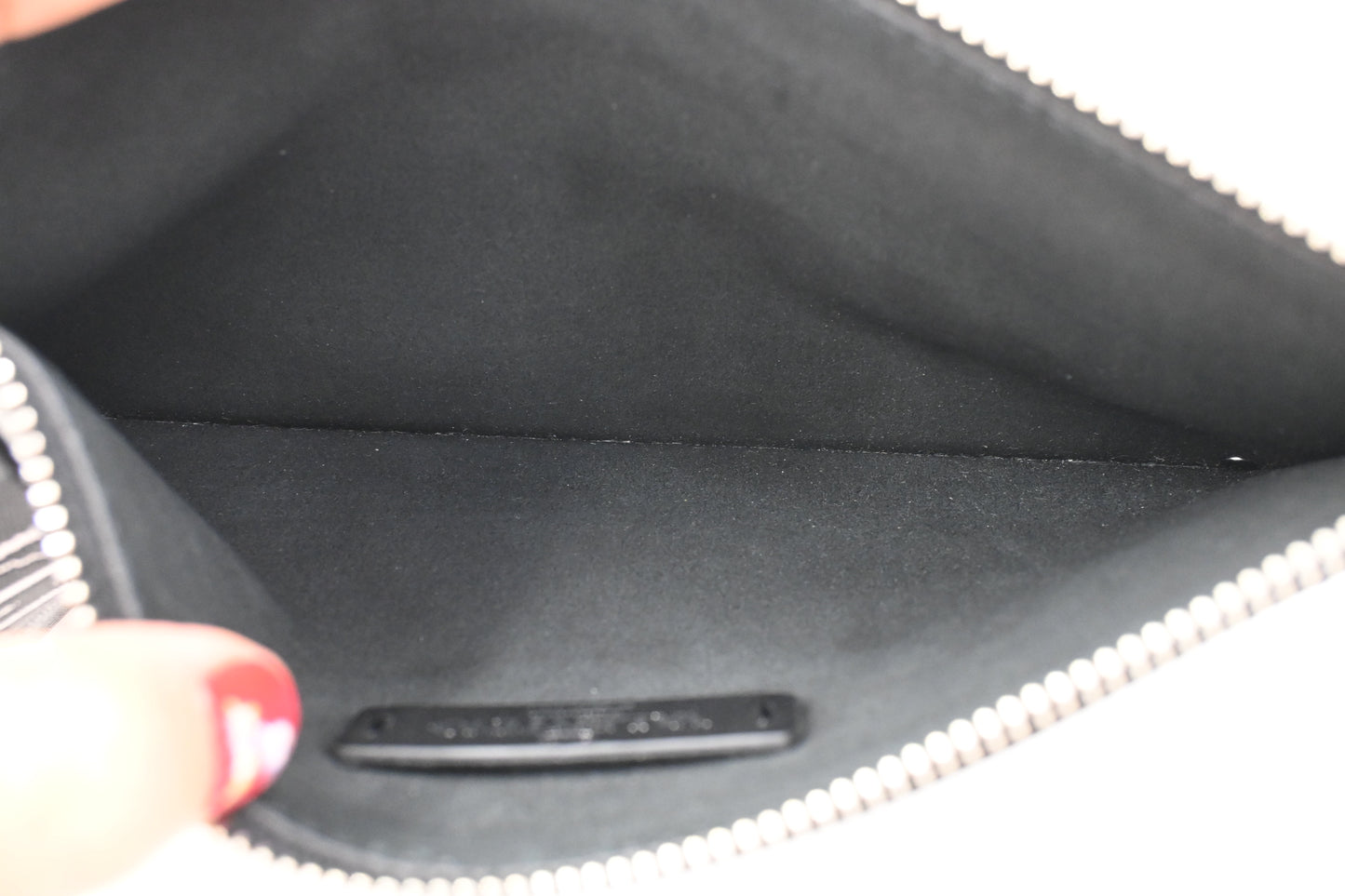 Valentino Clutches in Clean PVC and Black Leather