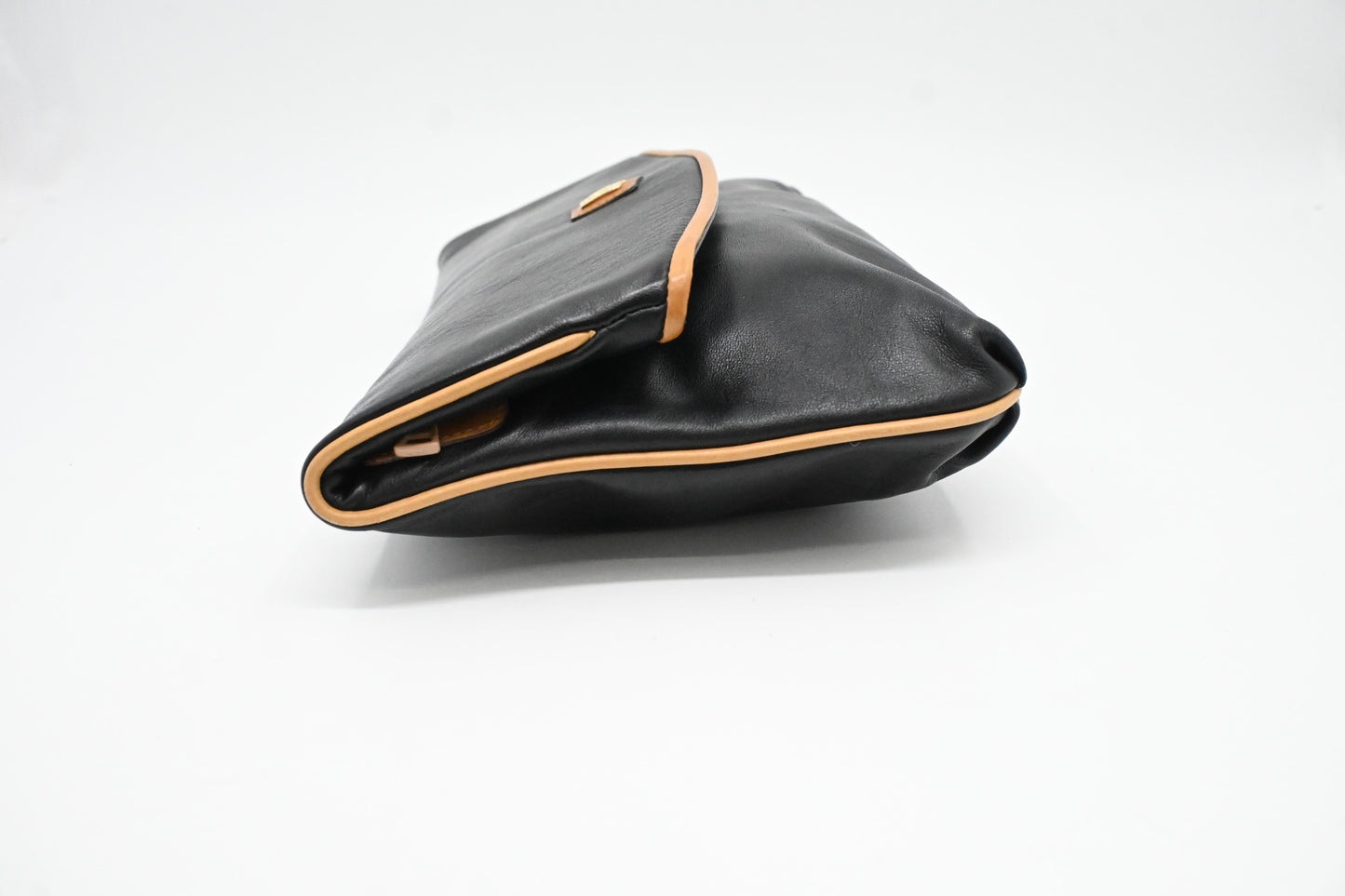 Celine Clutch in Black Leather