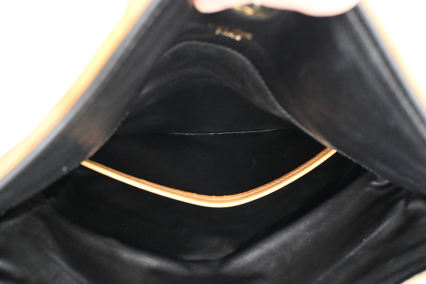 Celine Clutch in Black Leather