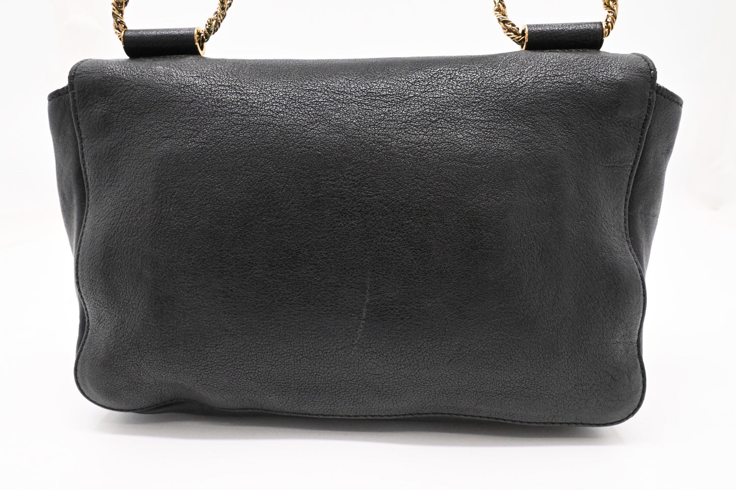 Chloe Elsie Shoulder Bag in Black Leather