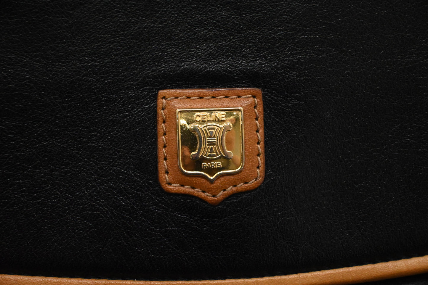 Celine Clutch in Black Leather