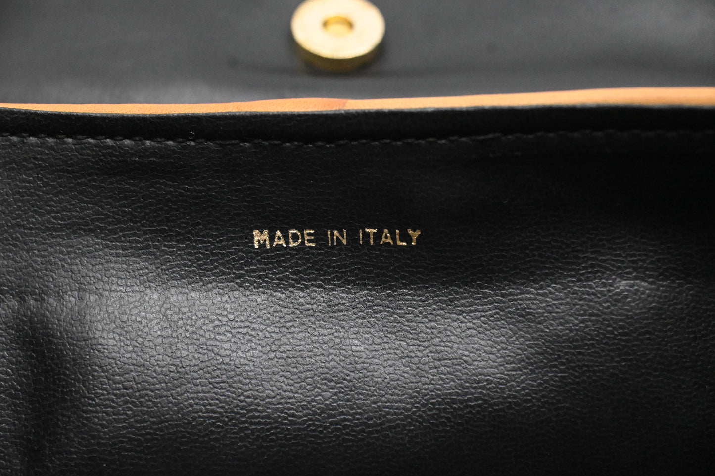 Celine Clutch in Black Leather