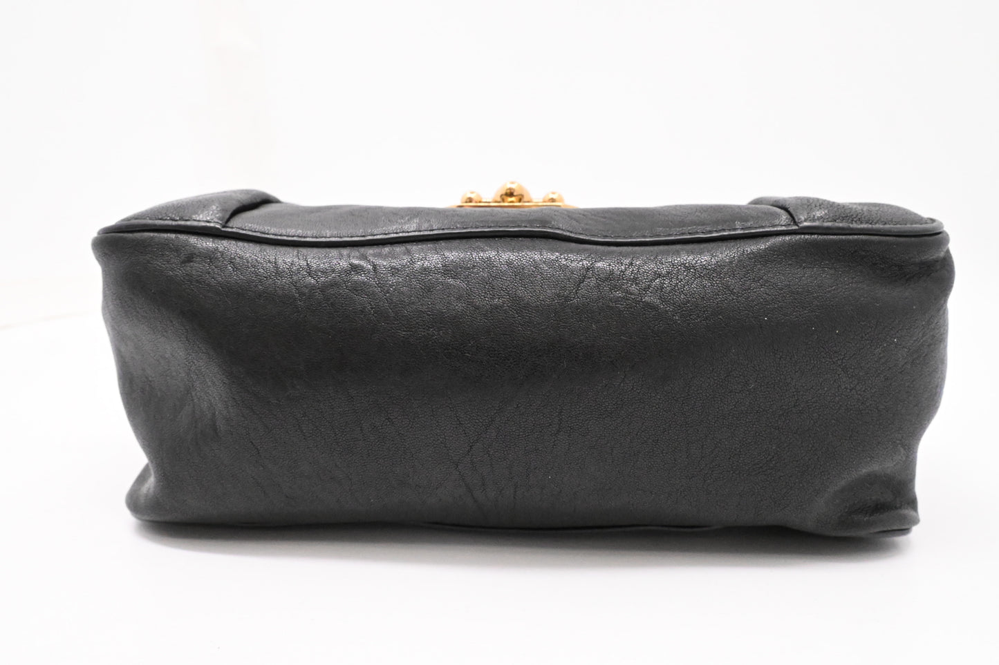 Chloe Elsie Shoulder Bag in Black Leather