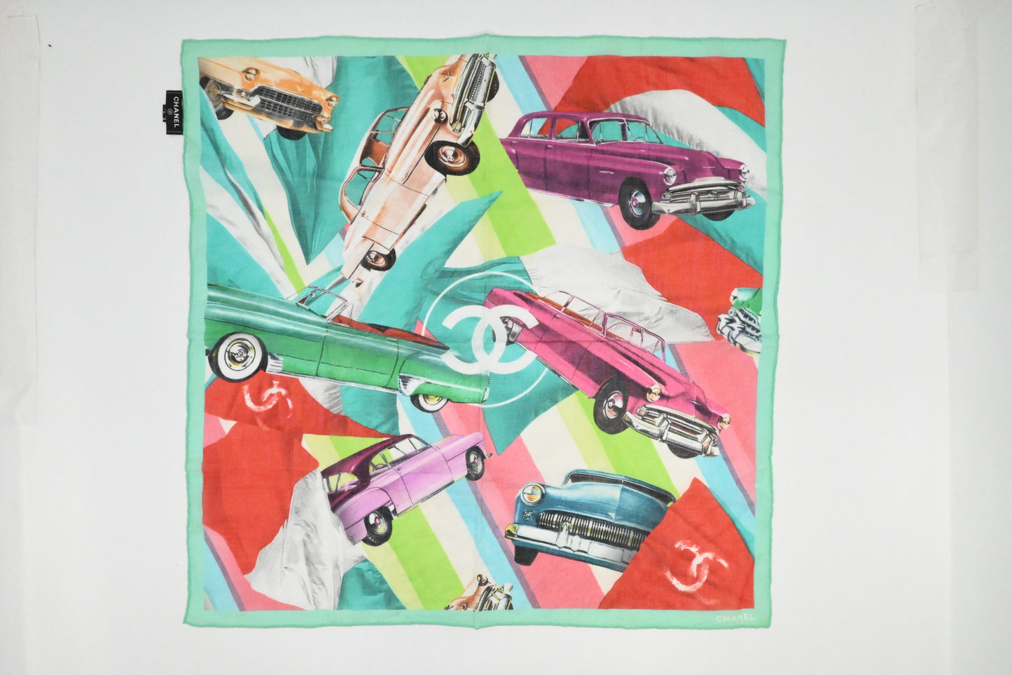 Chanel Paris-Cuba Multicolor Scarf in Cotton
