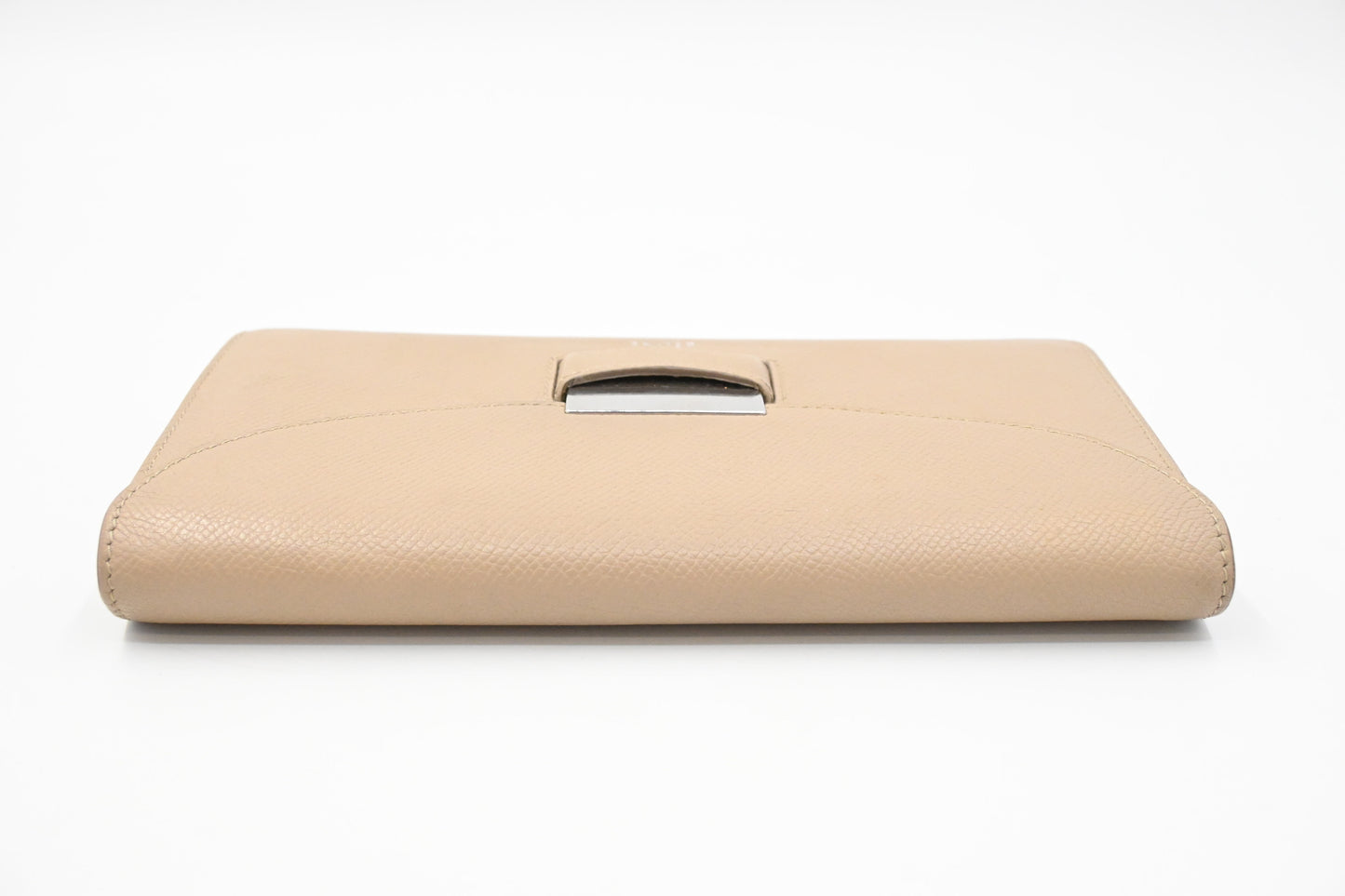 Celine Long Wallet in Beige Leather