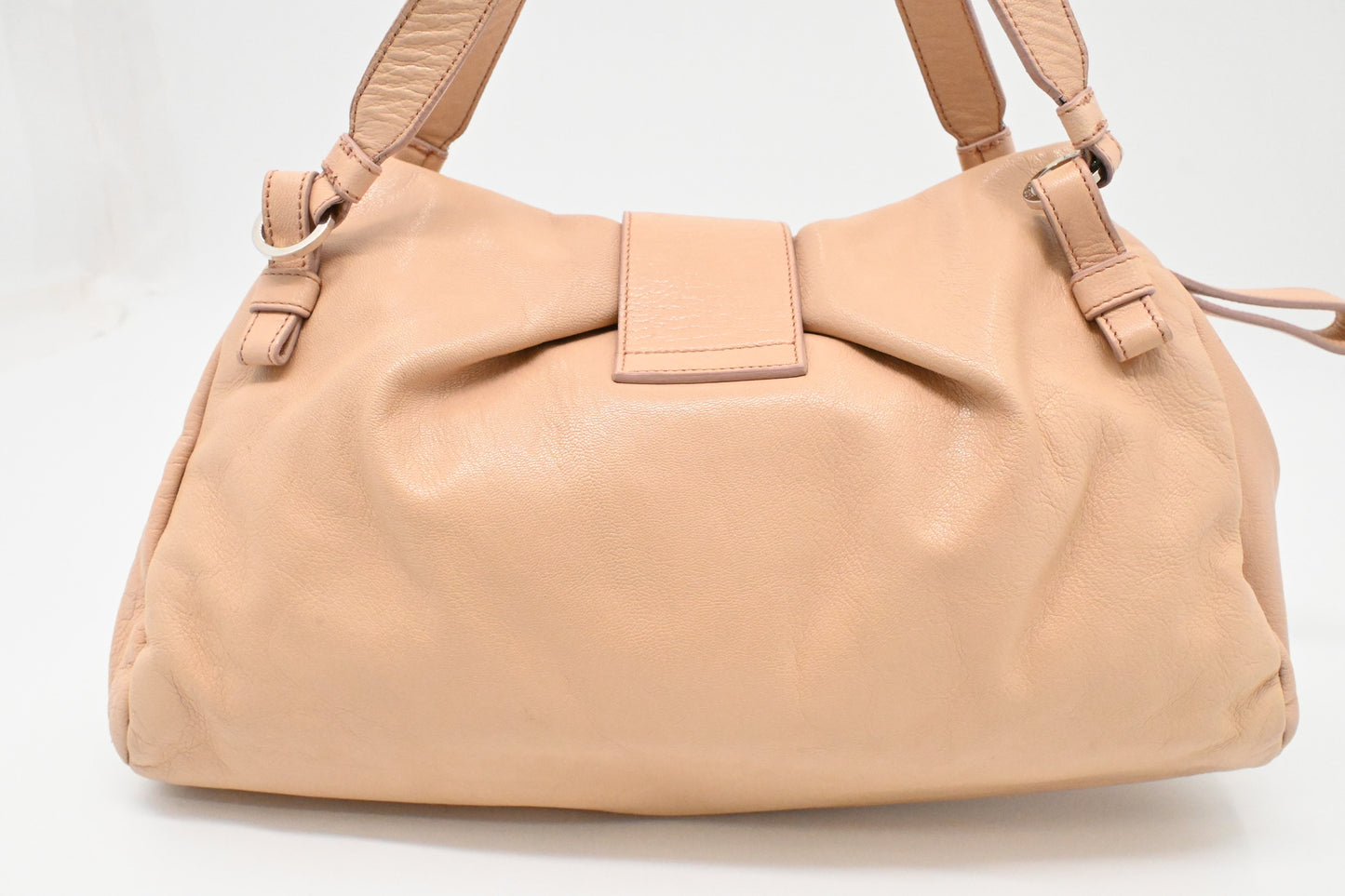 Loewe Handbag in Peach Pink Leather