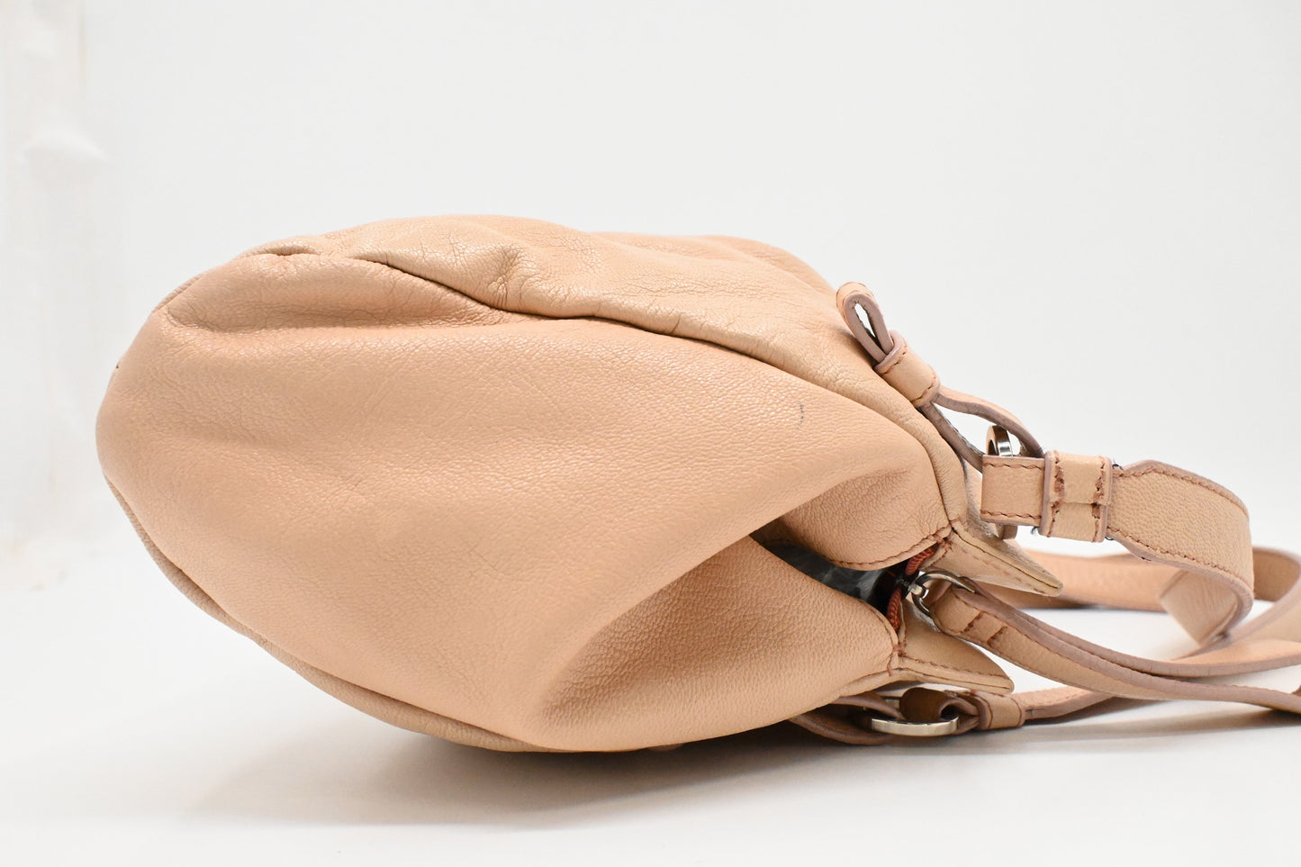 Loewe Handbag in Peach Pink Leather