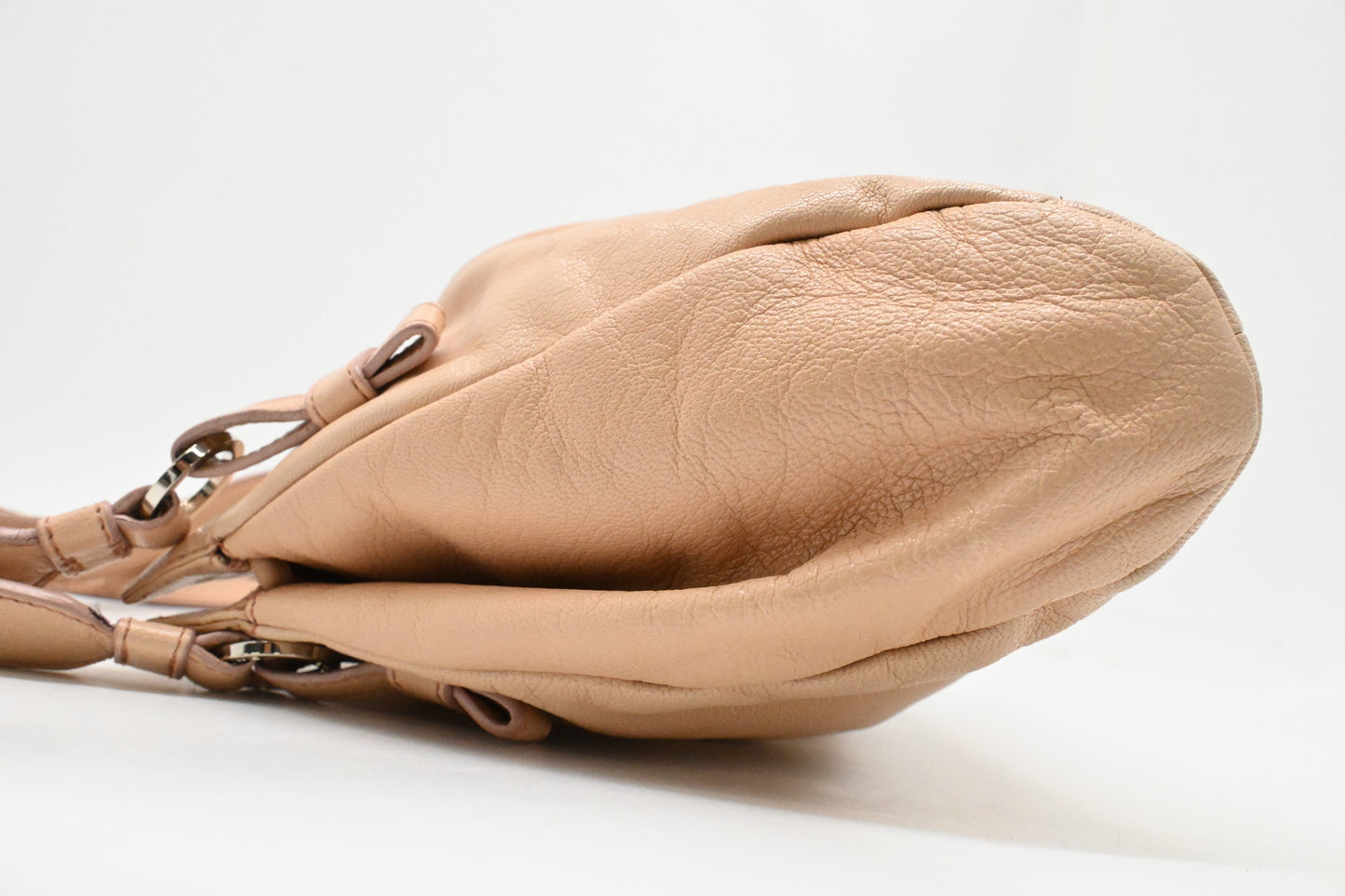 Loewe Handbag in Peach Pink Leather