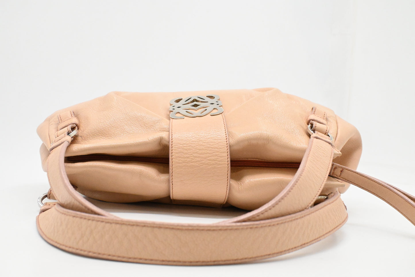 Loewe Handbag in Peach Pink Leather