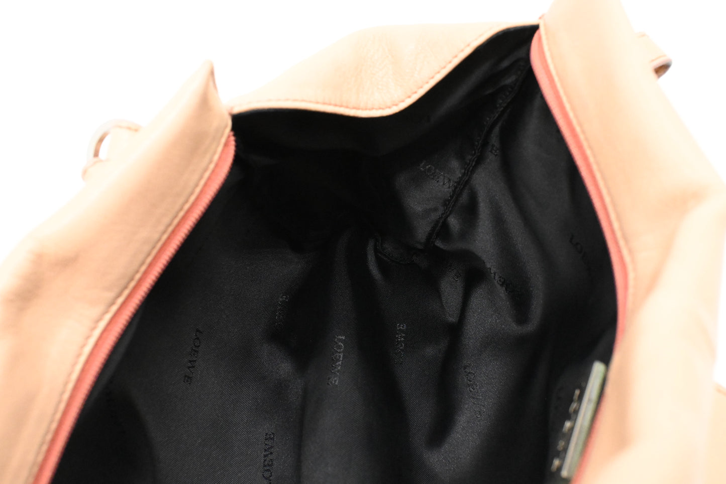 Loewe Handbag in Peach Pink Leather