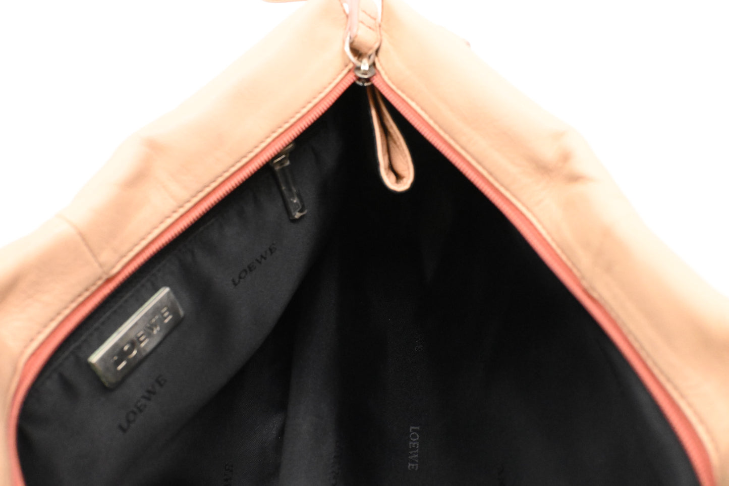 Loewe Handbag in Peach Pink Leather