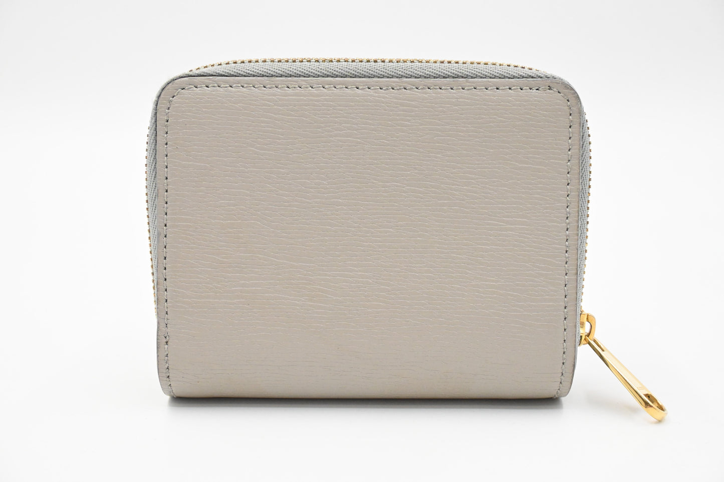 Gucci Compact Wallet in Grey Leather