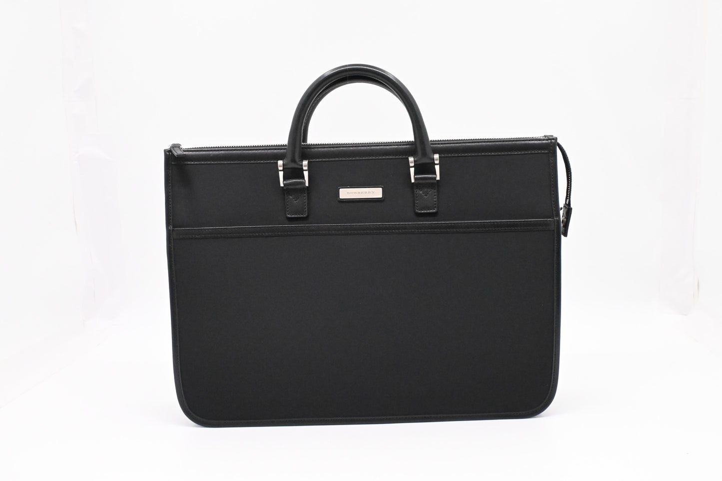 Burberry Business Bag in Black Canvas