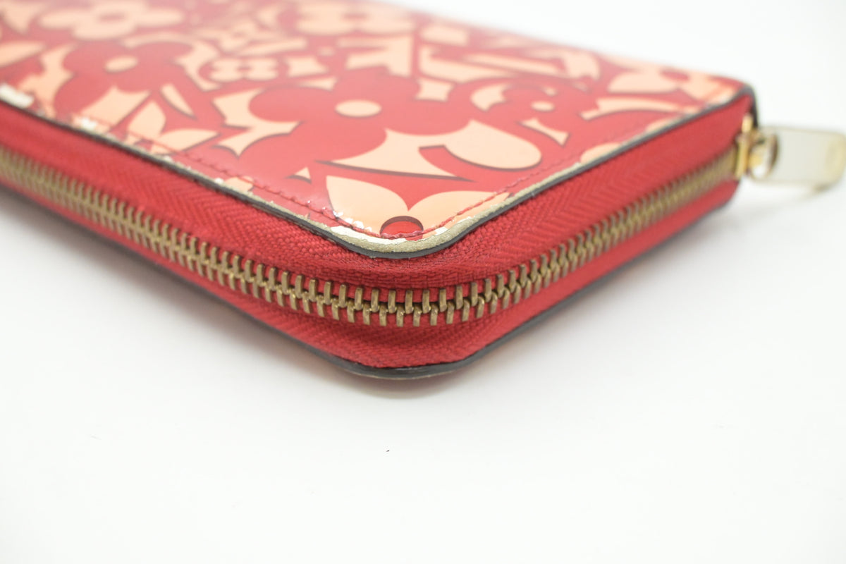 Louis Vuitton Long Zippy Wallet in Red Sweet Vernis Leather