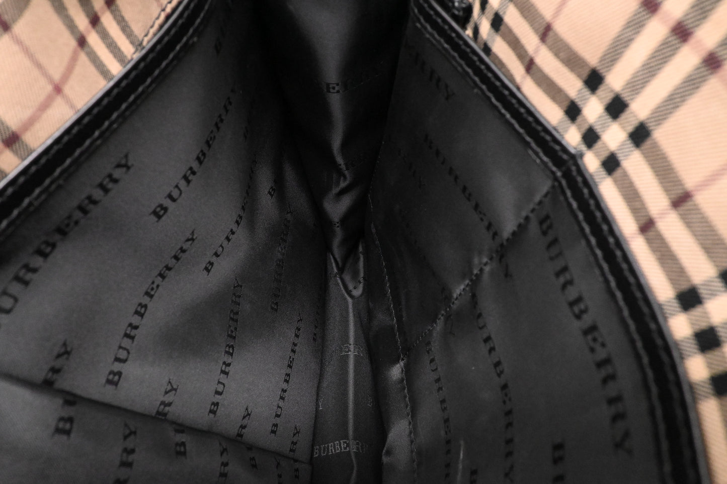 Burberry Business Bag in Black Canvas