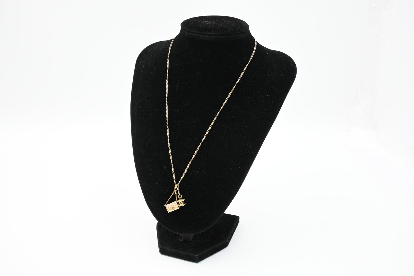 Chanel Bag Pendant Necklace