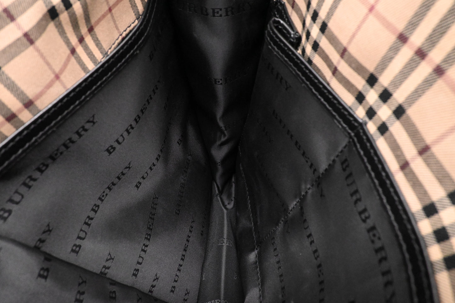 Burberry Business Bag in Black Canvas