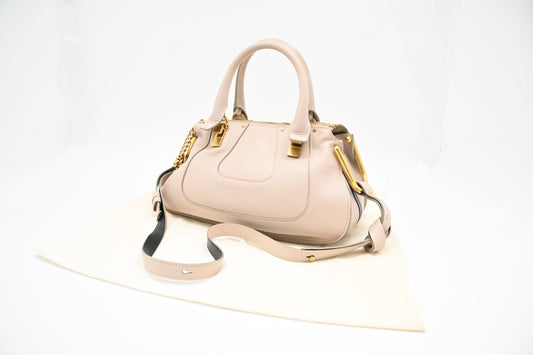 Chloe Hayley Handbag in Cream Leather