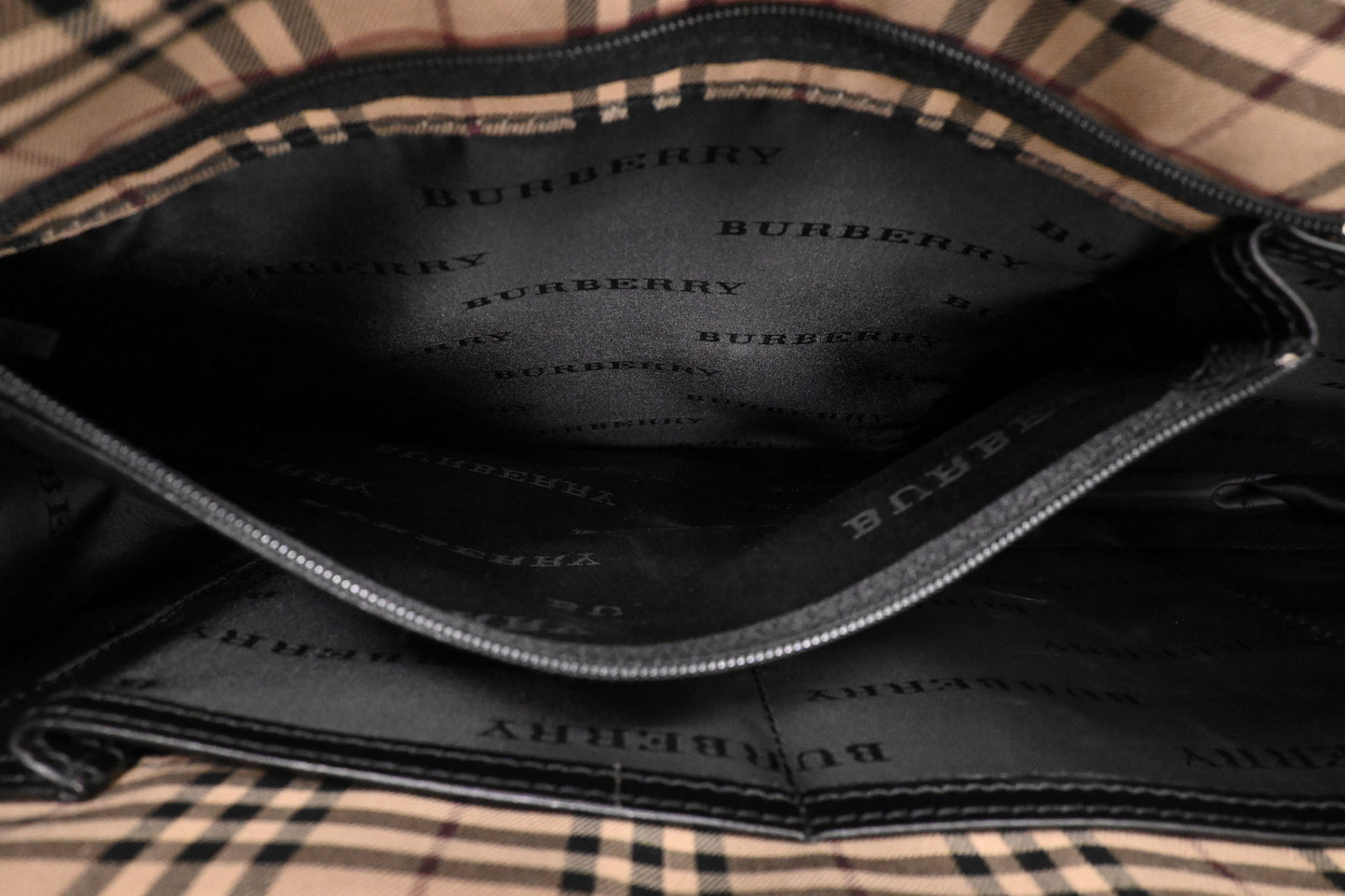 Burberry Business Bag in Black Canvas