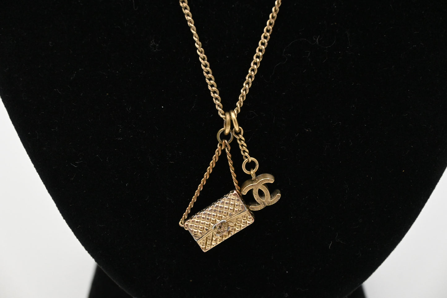 Chanel Bag Pendant Necklace