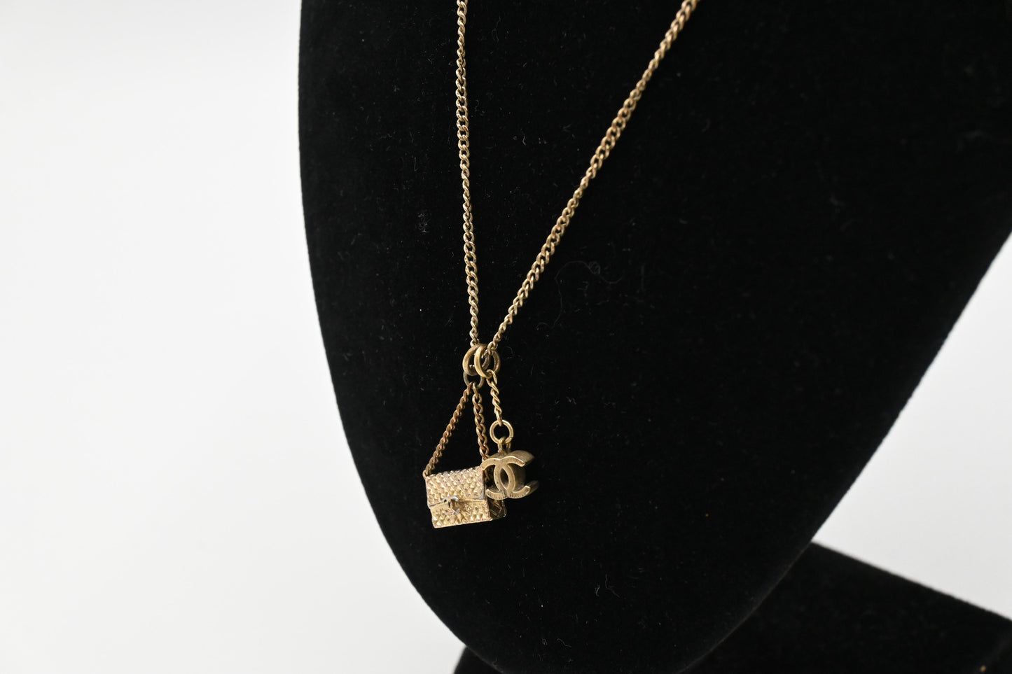 Chanel Bag Pendant Necklace