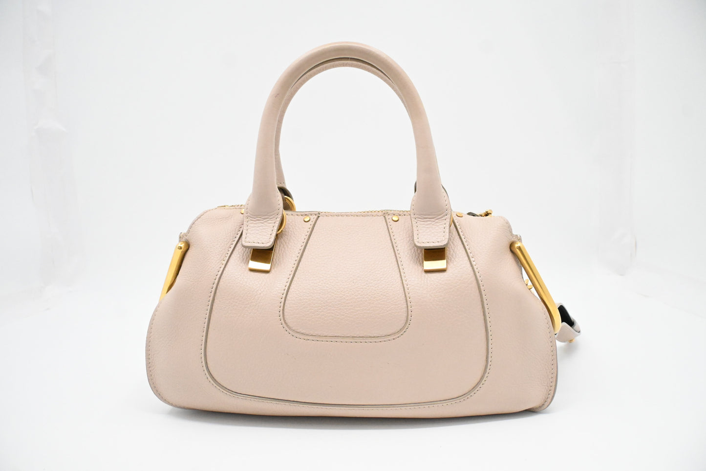 Chloe Hayley Handbag in Cream Leather