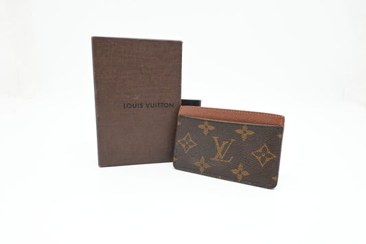 Louis Vuitton Card Case in Monogram Canvas