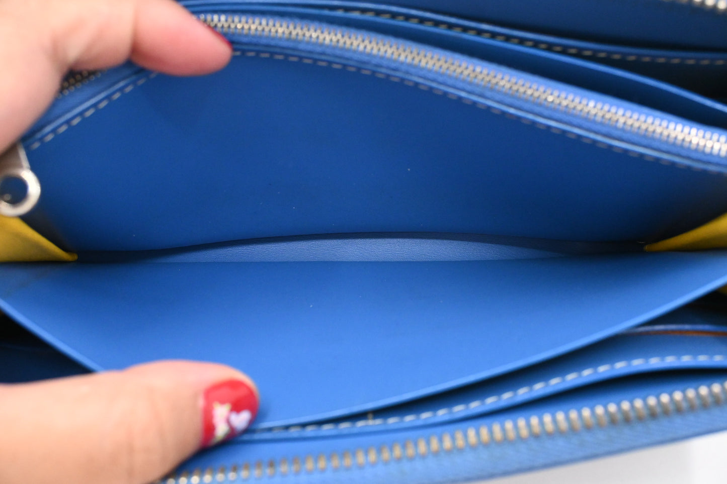 Goyard Matignon Wallet in Blue Goyardine Canvas