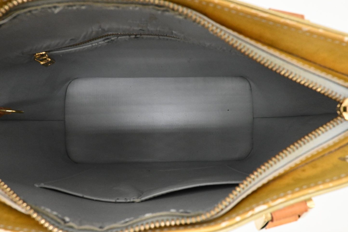Louis Vuitton Houston in Light Green Vernis Leather