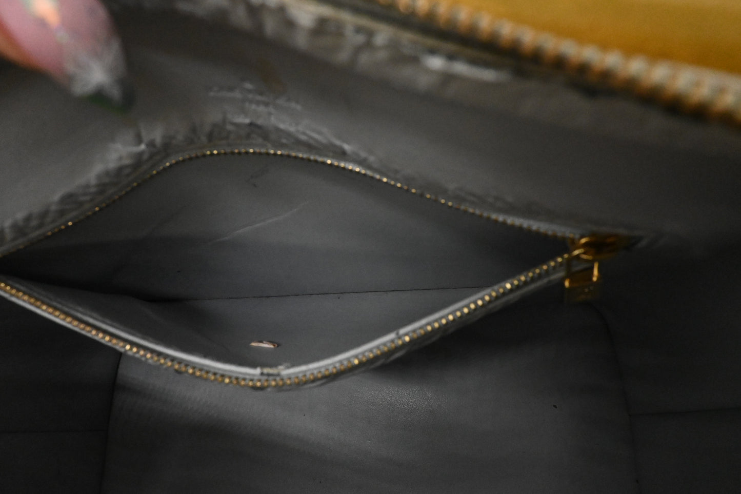 Louis Vuitton Houston in Light Green Vernis Leather