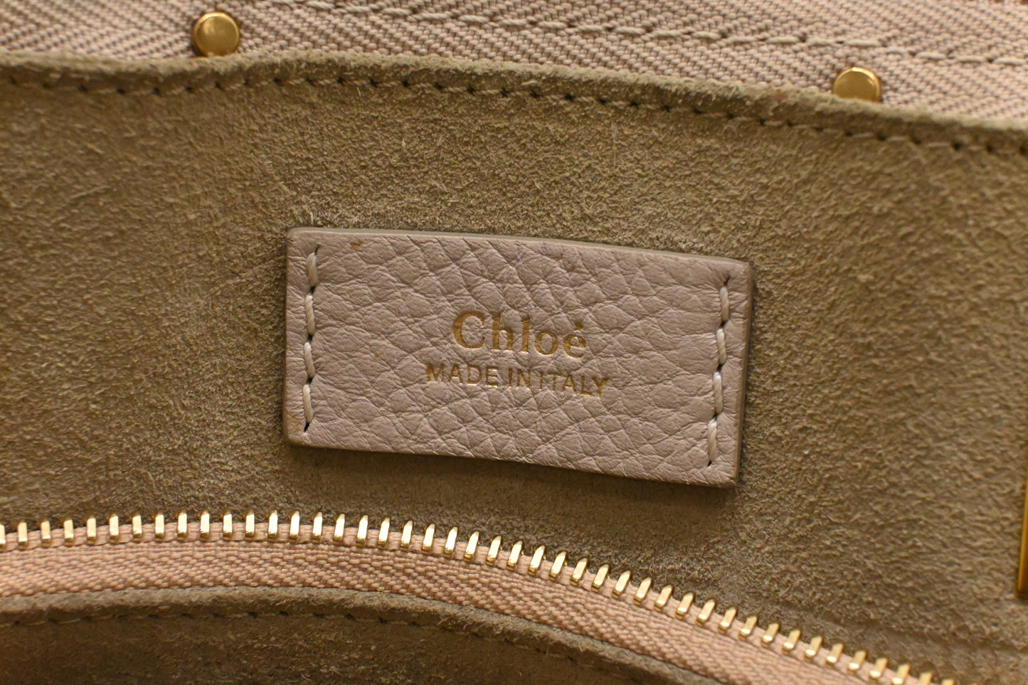 Chloe Hayley Handbag in Cream Leather