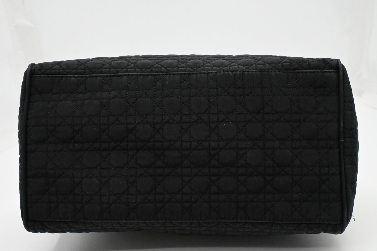 Dior Boston Bag in Black Cannage Nylon