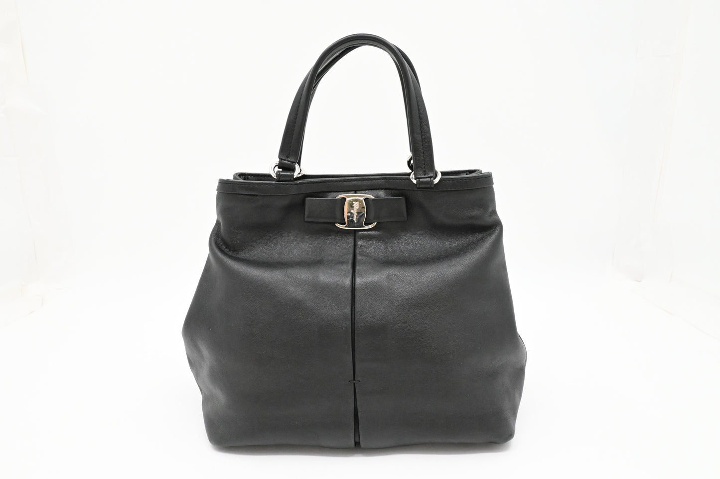 Ferragamo Handbag in Black Leather