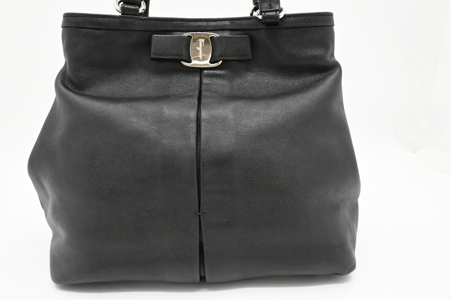 Ferragamo Handbag in Black Leather